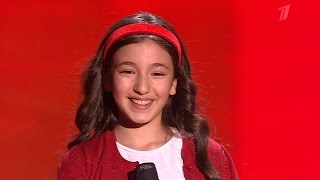 София Кварацхелия. "Georgia" - Слепые прослушивания - Голос Дети - Сезон 2
