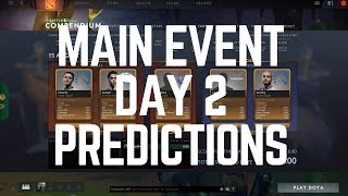 Dota 2 : TI8 Fantasy Challenge Main Event Day 2