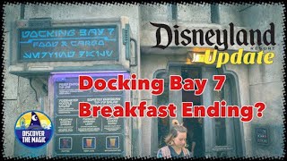 Docking Bay 7 Breakfast Changes, Pixar Pals Parking - Disneyland Resort Update