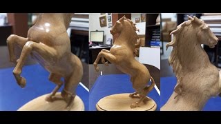 Фрезеровка статуэтки лошади на ЧПУ