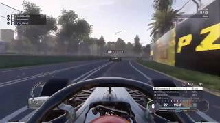 Cutting Through Traffic After Crashing In Qualifying | Online Race F1 2018 | no assists
