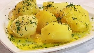 КАРТОФЕЛЬ ОТВАРНОЙ С УКРОПОМ. Вкусный и быстрый рецепт гарнира в скороварке (мультиварке-скороварке)
