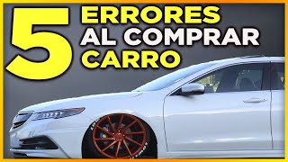 5 Errores de evitar al comprar un carro Nuevo o carro Usado en USA | Informacion Financiera
