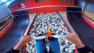 WORLD'S BIGGEST FOAM PIT ON SCOOTER!
