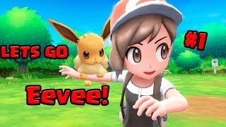 PRIMER GIMNASIO, MONTE MOON Y EL TEAM ROCKET! | Pokémon Lets Go Episodio 1en EspañoL