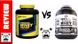 Muscleblaze Whey Protein Vs Grizzly Nutrition Virgin Whey Comparison