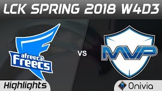 AFS vs MVP Highlights Game 2 LCK Spring 2018 W4D3 Afreeca Freecs vs MVP by Onivia