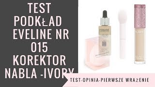 TEST#EVELINE LIQUID CONTROL HD 015 LIGHT VANILLA&CLOSE-UP CONCEALER IVORY