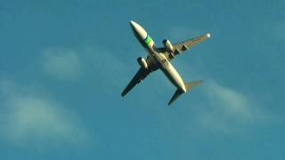 Airplane starting on La Palma (Canary Islands)