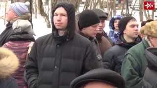 Митинг в Саввино против объединения Железнодорожного и Балашихи