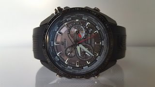 Обзор и настройка CASIO EDIFICE EQS-500C-1A1 (Review and setting)