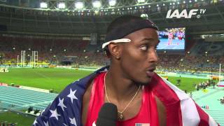 Moscow 2013 - Tony MCQUAY USA - 400m Men - Final - Silver