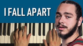 Post Malone - I Fall Apart (Piano Tutorial Lesson)
