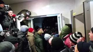 Protest in Parlament Chisinau 20.01.2016
