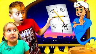 АКИНАТОР против ЧАРЛИ ЧАРЛИ Ты Здесь - Челлендж на Мы играем