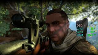 GeForce GTX 1060 6GB -- Intel Core i5-8400 -- Sniper Elite 3 Benchmark
