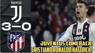 ComeBack! Ronaldo Hattrick Antar Juventus Ke Perempat Final, Hasil Juventus vs Atletico Madrid  3-0