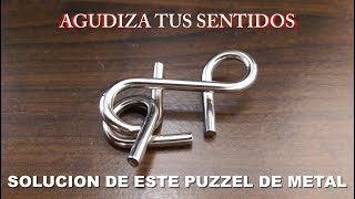 Como armar y desarmar Puzzle de metal en forma de P