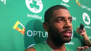 Kyrie Irving talks opening game against Cavaliers | ESPN