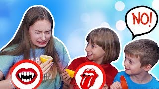 ОТКУСИ, ЛИЗНИ или НИЧЕГО ЧЕЛЛЕНДЖ ! Обнимашки с Машей