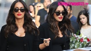 Megan Fox Greets Fans & Signs Autographs Backstage At Jimmy Kimmel Live! While Pregnant 5.31.16