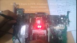 Laptop motherboard troubleshooting  by Diagnostic Card online chip level training