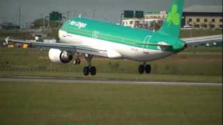 Strong Crosswind Landing by Airbus A320