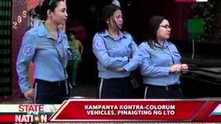 SONA: Kampanya kontra-kolorum vehicles, pinaigting ng LTO