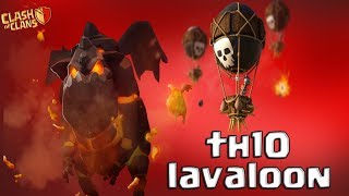 lHow to 3 Star Single target inferno Tower  War base TH10 LAVALOON  2017