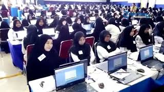 Suasana Tes CPNS Maros di Kantor RRI Makassar