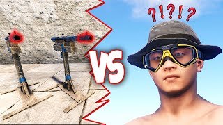 200 IQ vs 0 IQ - TRAPPING DUMBEST PLAYERS EVER!! Rust Trap Base
