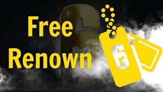 HOW TO GET FREE RENOWN BOOSTER - RAINBOW SIX SIEGE