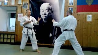 Fudokan karate / round techniques / Sensei Kulbanskiy 6 Dan