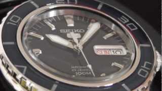 2S Time : SEIKO Automatic Sports SNZH53 100m Diver Men's Watch K1 J1