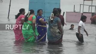 India: Torrential rain causes severe flooding in city of Chennai