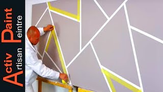 Idée de peinture décoration salon ( Facile pour Débutant)