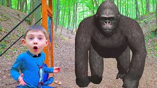 Baby and Monkey Johny Johny Yes Papa song for kids