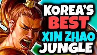 70% WIN RATE IN MASTER TIER - Korea's BEST Xin'Zhao Jungle - League of Legends
