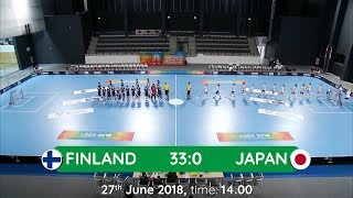 WUC 2018 - FIN v JPN Highlights (Women)