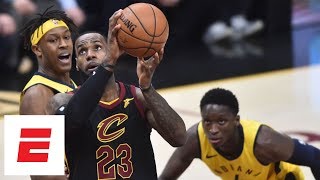LeBron James goes off for 20 points in first quarter of Game 2 vs. Pacers | ESPN