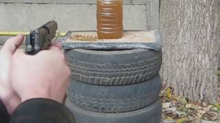 Тест различных травматических патронов по баллистическому гелю с Форт 12Р, Форт 14Р и ПР-РФ