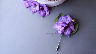 Мастер класс брошь из фоамирана. Гортензия из фоамирана. Foamiran Flower tutorial