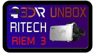 Распаковка очков виртуальной реальности RIEM 3 3D VR для смартфонов