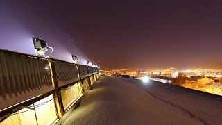 Зимний руффинг трибуна стадиона Динамо #8