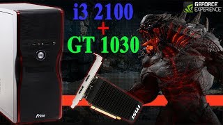 GT 1030 + i3 2100 (1080p ULTRA GTA 5) ZEVS PC 8100