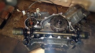 Stels 700D - Проект DROVA - часть 18 – Разбираем ДВС, правая половина, сцепление, шестерни, сальники