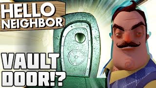 SECRET VAULT DOOR! GOLDEN KEY FOUND! | Hello Neighbor Alpha 3 Gameplay