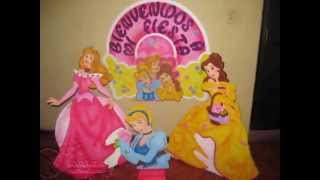 ? DECORACION PRINCESAS DE DISNEY | FIGURAS EN ICOPOR