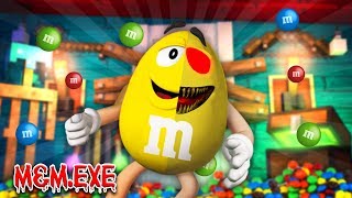 Minecraft HELLO NEIGHBOR - THE BEGINNING OF EVIL M&M'S .EXE & HOW THEY KIDANPPED THE NEIGHBOR!!!!