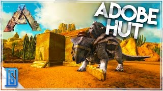 Ark:Survival Evolved -Scorched Earth Expansion pt.4-MORELLATOPS TAME/ADOBE HUT/DESERT ARMOR